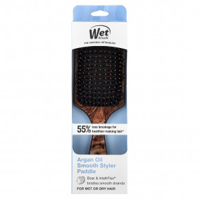 Wet Brush, щетка для гладкости кожи с аргановым маслом, коричневый, 1 шт. в Москве - eco-herb.ru | изображение Wet Brush, щетка для гладкости кожи с аргановым маслом, коричневый, 1 шт. в Москве - eco-herb.ru | фото