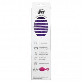 Wet Brush, щетка для расчесывания волос, фиолетовый, 1 шт. в Москве - eco-herb.ru | фото