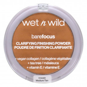 wet n wild, Barefocus, осветляющая финишная пудра, средний / коричневый, 7,8 г (0,27 унции) в Москве - eco-herb.ru | фото