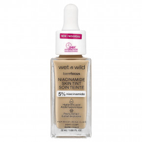 wet n wild, Barefocus, тональный тинт с никотинамидом, 1116089 светлый бежевый, 32 мл (1,08 жидк. унции) - подробнее wet n wild, Barefocus, тональный тинт с никотинамидом, 1116089 светлый бежевый, 32 мл (1,08 жидк. унции) - описание