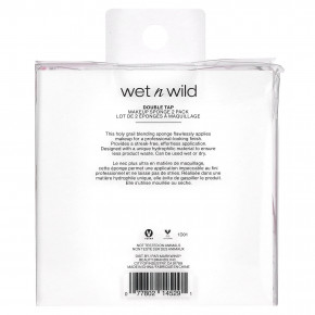 wet n wild, Губка для макияжа, двойное нажатие, розовая, 2 шт. В упаковке в Москве - eco-herb.ru | фото