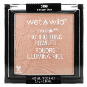 wet n wild, MegaGlo, осветляющая пудра, 319B Blossom Glow, 5,4 г (0,19 унции) - описание