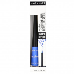 wet n wild, MegaLife, жидкая подводка для глаз, оттенок 873A, синяя, 3,5 мл (0,12 жидк. унции) в Москве - eco-herb.ru | фото