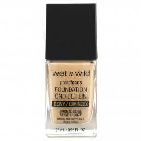 wet n wild, PhotoFocus Foundation, Dewy, бронзово-бежевый, 28 мл (0,95 жидк. унц.) - описание