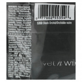 wet n wild, шелковая помада, оттенок 535D черная орхидея, 3,6 г (0,13 унции) в Москве - eco-herb.ru | фото