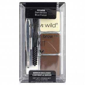 wet n wild, Ultimate Brow Kit™, 1111498 темно-коричневый, 0,07 унции (2,2 г) - подробнее wet n wild, Ultimate Brow Kit™, 1111498 темно-коричневый, 0,07 унции (2,2 г) - описание