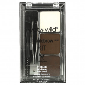 wet n wild, Ultimate Brow Kit, 1111498 темно-коричневый, 2,5 г (0,09 унции) в Москве - eco-herb.ru | фото