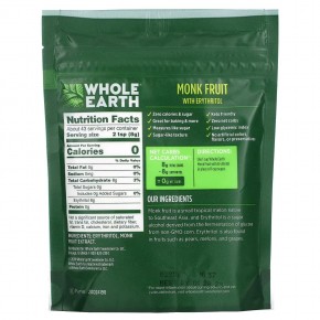 Whole Earth, архат с эритритолом, 340 г (12 унций) в Москве - eco-herb.ru | фото