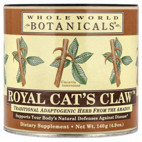 Whole World Botanicals, Royal Cat's Claw™, 140 г (4,9 унции) - описание | фото