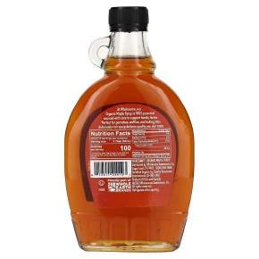 Wholesome Sweeteners, Organic Maple Syrup, 12 fl oz (355 ml ) в Москве - eco-herb.ru | фото