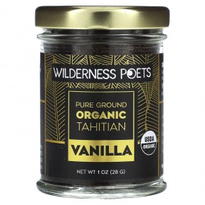 Wilderness Poets, чистая молотая органическая таитянская ваниль, 28 г (1 унция) в Москве - eco-herb.ru | фото