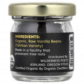 Wilderness Poets, чистая молотая органическая ваниль, 14 г (0,5 унции) в Москве - eco-herb.ru | фото