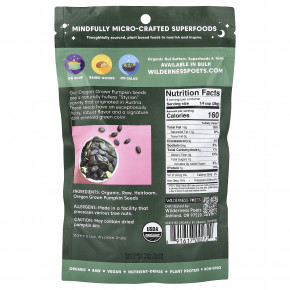 Wilderness Poets, органические семена тыквы, необработанные и несоленые, 226 г (8 унций) в Москве - eco-herb.ru | фото