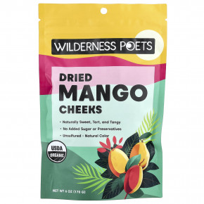 Wilderness Poets, сушеные щеки манго, 170 г (6 унций) в Москве - eco-herb.ru | фото