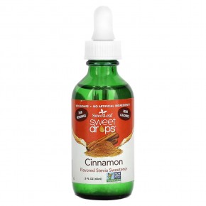 Wisdom Natural, SweetLeaf, Sweet Drops, Cinnamon, 2 fl oz (60 ml) - описание