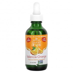Wisdom Natural, SweetLeaf, Sweet Drops, Valencia Orange, 2 fl oz (60 ml) - описание