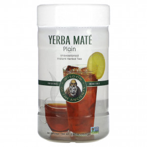 Wisdom Of The Ancients, Yerba Mate, простой растворимый травяной чай, несладкий, 79,9 г (2,82 унции) - описание | фото