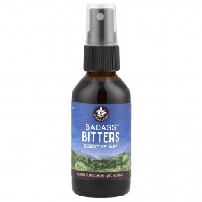 WishGarden Herbs, Badass™ Bitters, горькая настойка, 59 мл (2 жидк. унции) - описание | фото