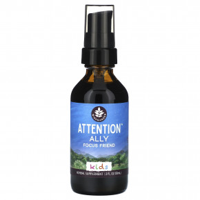WishGarden Herbs, Kids, Attention Ally Focus Friend, 59 мл (2 жидк. унции) в Москве - eco-herb.ru | фото