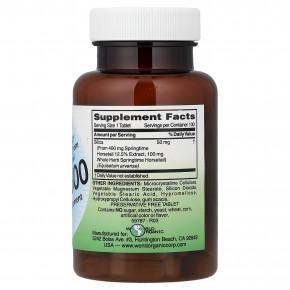 World Organic, Диоксид кремния 500, 100 таблеток (50 мг в каждой таблетке) в Москве - eco-herb.ru | фото