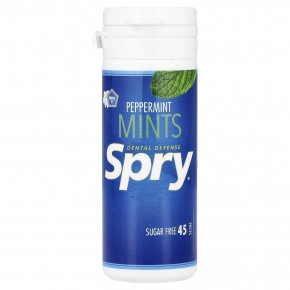 Xlear, Dental Defense Spry® Mint, перечная мята, 45 шт. - описание | фото