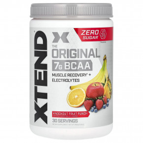 XTEND, 7 г BCAA, фруктовый пунш, 390 г (13,8 унции) - описание | фото