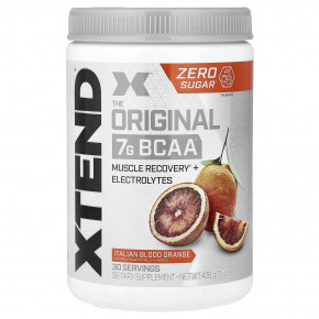 XTEND, 7 г BCAA, итальянский красный апельсин, 426 г (15 унций) - описание | фото
