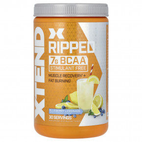 XTEND, Ripped, 7 г аминокислот с разветвленными цепями, со вкусом черничного лимонада, 495 г (1,09 фунта) - описание | фото