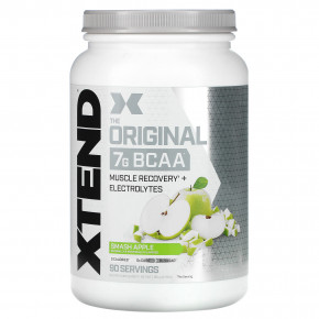 XTEND, The Original, 7 г аминокислот с разветвленной цепью (BCAA), со вкусом яблока, 1,26 кг (2,78 фунта) - описание | фото