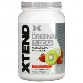 XTEND, The Original, 7 г аминокислот с разветвленной цепью (BCAA), со вкусом клубники и киви, 1,26 кг (2,78 фунта) в Москве - eco-herb.ru | фото