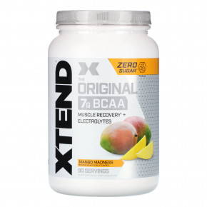 XTEND, The Original, добавка с 7 г BCAA, со вкусом манго, 1,22 кг (2,68 фунта) - описание | фото