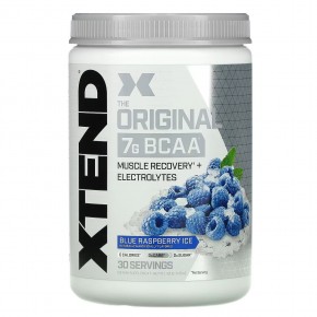 Xtend, The Original, 7 г аминокислот с разветвленной цепью (BCAA), со вкусом голубой малины, 420 г (14,8 унции) - описание