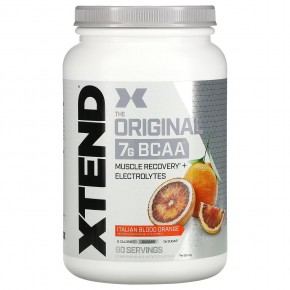 Xtend, The Original, 7 г аминокислот с разветвленными цепями, со вкусом итальянского красного апельсина, 1,31 кг (2,88 фунта) - описание
