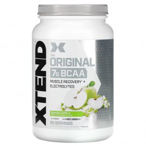 Xtend, The Original, 7 г аминокислот с разветвленной цепью (BCAA), со вкусом яблока, 1,26 кг (2,78 фунта) - описание