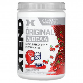 XTEND, The Original 7G BCAA, вишня Air Heads, 399 г (14 унций) - описание | фото