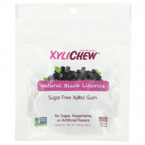 XyliDENT, Xylichew, натуральная черная солодка, 50 шт., 65 г (2,29 унции) в Москве - eco-herb.ru | изображение XyliDENT, Xylichew, натуральная черная солодка, 50 шт., 65 г (2,29 унции) в Москве - eco-herb.ru | фото