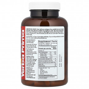 Yerba Prima, пребиотики для здоровья кишечника, 180 капсул в Москве - eco-herb.ru | изображение Yerba Prima, пребиотики для здоровья кишечника, 180 капсул в Москве - eco-herb.ru | фото