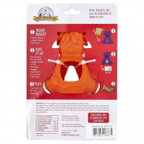 Yeti Dog Chew, Puff & Play, жевательные конфеты для собак, апельсин, 4 жевательных конфеты, 1 дозатор в Москве - eco-herb.ru | фото