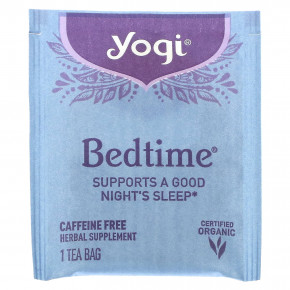 Yogi Tea, Bedtime, без кофеина, 16 чайных пакетиков, 24 г (85 унций) в Москве - eco-herb.ru | фото