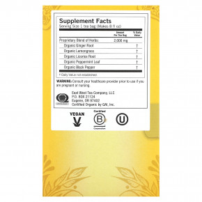 Yogi Tea, имбирь, без кофеина, 16 чайных пакетиков, 32 г (1,12 унции) в Москве - eco-herb.ru | фото
