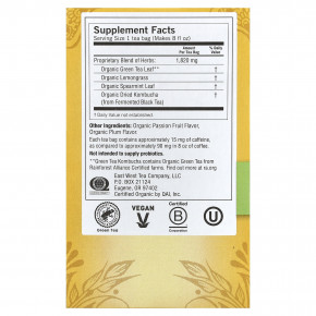 Yogi Tea, зелёный чай комбуча, 16 чайных пакетиков, 32 г (1,12 унции) в Москве - eco-herb.ru | фото