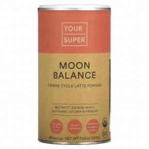 Your Super, Moon Balance, Femme Cycle Latte Powder, 7.05 oz (200 g) в Москве - eco-herb.ru | фото