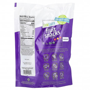 YumEarth, фруктовые снеки без глютена, ассорти любимых вкусов, 10 упаковок по 19,8 г (0,7 унции) в Москве - eco-herb.ru | фото