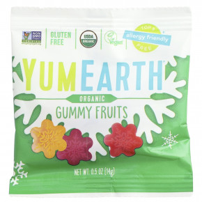 YumEarth, органические жевательные фрукты, 15 порционных упаковок по 14 г (0,5 унции) в Москве - eco-herb.ru | фото