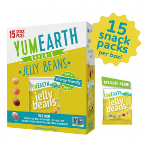 YumEarth, Органические мармеладки, 15 пакетиков с закусками по 14 г (0,5 унции) в Москве - eco-herb.ru | фото