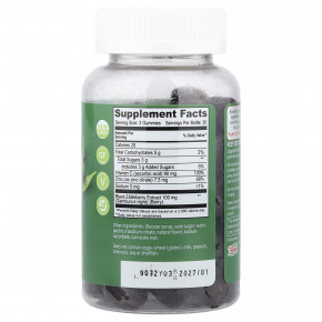 YumVs, жевательные таблетки с бузиной, витамином C и цинком, со вкусом ягод, 60 жевательных таблеток в Москве - eco-herb.ru | фото