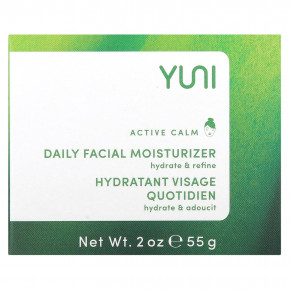 Yuni Beauty, Active Calm, ежедневное увлажняющее средство для лица, для всех типов кожи, 55 г (2 унции) в Москве - eco-herb.ru | фото