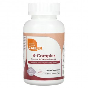 Zahler, комплекс витаминов группы B, 60 таблеток с замедленным высвобождением - описание