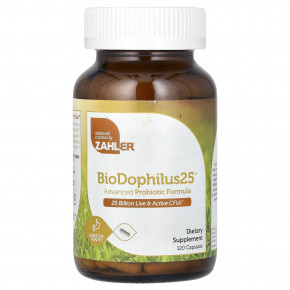 Zahler, BioDophilus25, улучшенная формула пробиотика, 25 млрд КОЕ, 120 капсул в Москве - eco-herb.ru | фото