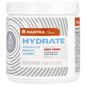 Zahler, Hydrate, фруктовый пунш, 180 г (6,4 унции) - описание | фото